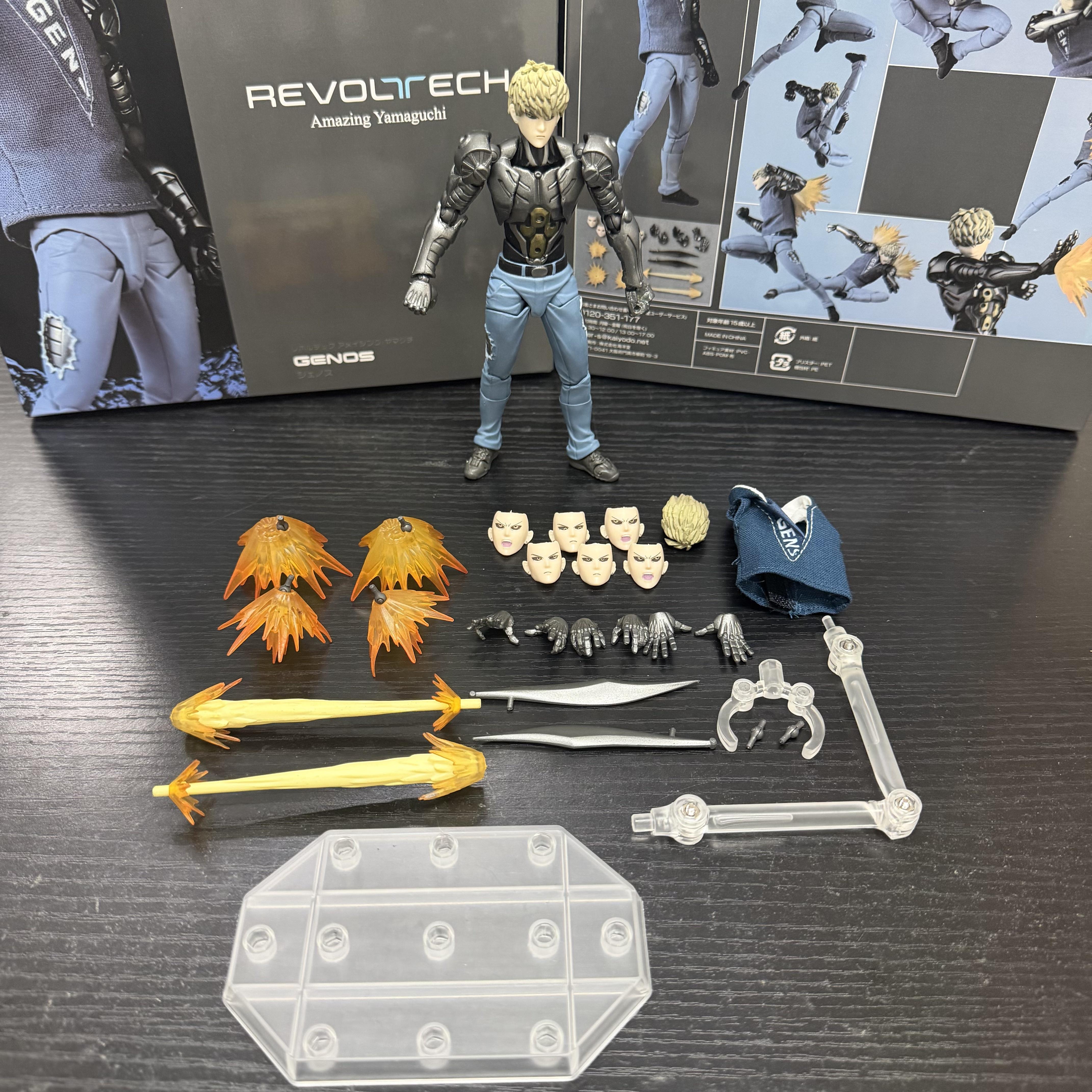 

Hot Amazing Yamaguchi Genos One Punch Man Anime Action Figure Joint Movable Model Figurine Children Anime Fans Playthings Gifts