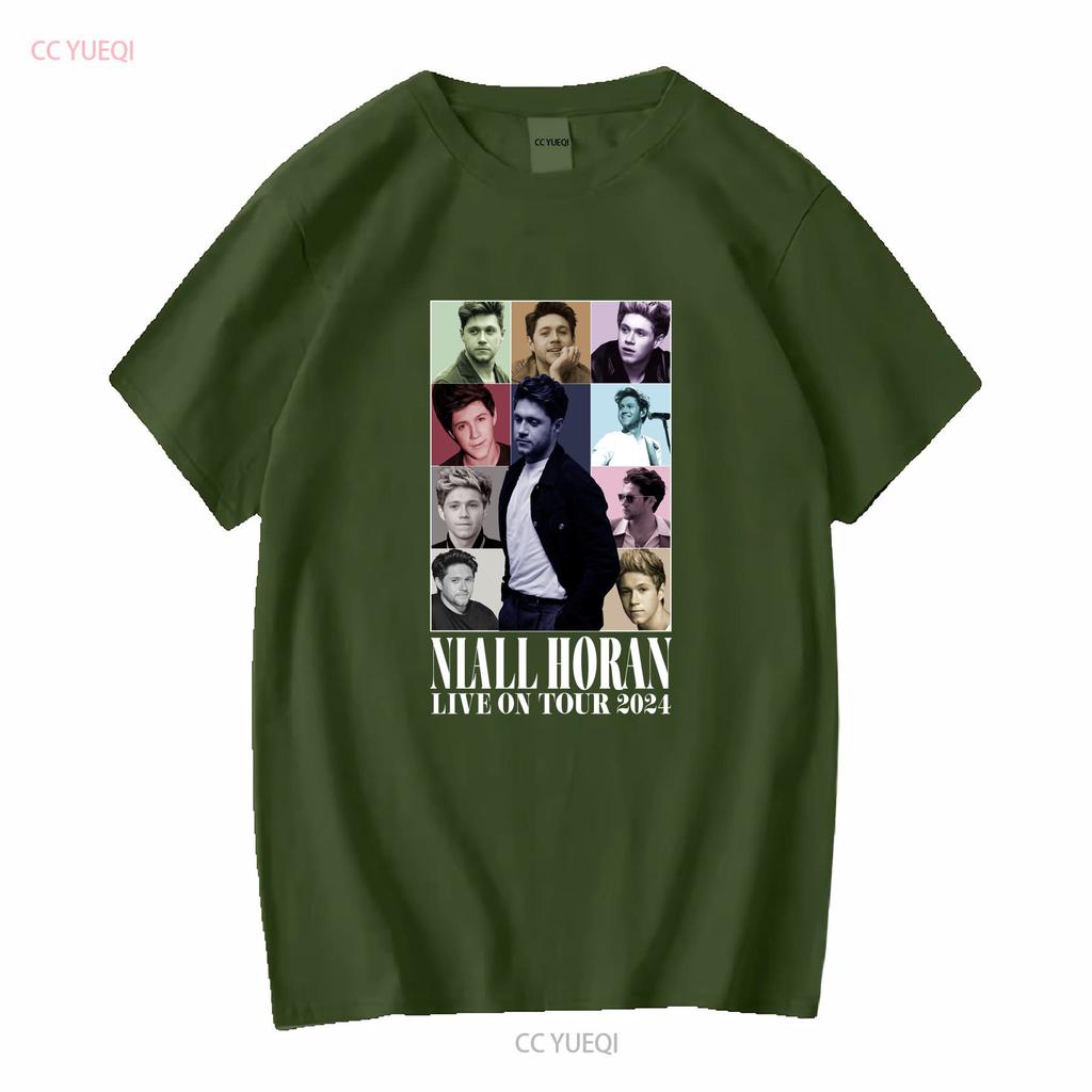 Niall Horan Live On Tour 2024 T-Shirt The Show Album Fan-Geschenk Merch Hello Lovers Lang- oder Kurzarm Vintage Leicht ausgewaschen