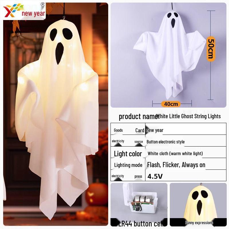 Halloween Leuchtende Geist LED Lichterketten für Außen Dekoration