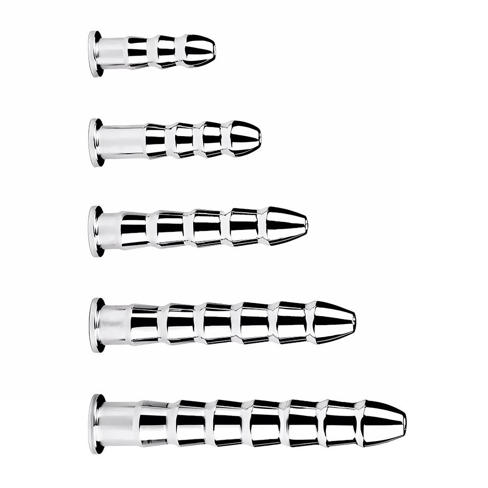 Men's Urethral Masturbation Stick Metal Stainless Steel Pull Bead Dilator Sounding Gay Sex Toy Penis Pulg Chastity