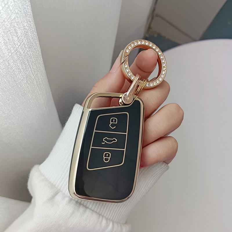 Applicable To Automobile Volkswagen Key Protective Case FAW Tanyue Langyi Golf Tiguan Premium Key Case
