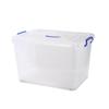 Extra Large Transparent Plastic Storage Box with Wheels for Clothes and Quilts