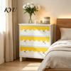 Décoration d'Angle Flexible pour Armoire 4 Pièces Stickers Muraux Bordure Festonnée, Autocollants Géométriques Demi-Arche à Décoller et Coller, Autocollant Décoratif Chambre à Coucher