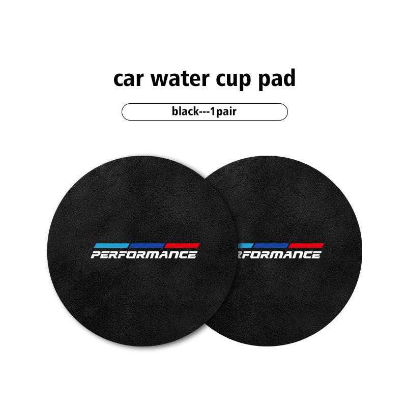 

2pcs Car Coaster Water Cup Bottle Holder Anti-slip Pad Mat For BMW X1 X3 X4 X5 X7 G20 G38 F20 F39 F48 E46 E60 E36 E39