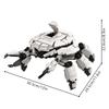 MOC Crab Robot Building Blocks Anime Movies High Tech Crab Robot Creativity Bricks Model Assembly Toys Kids DIY Birthday Gifts