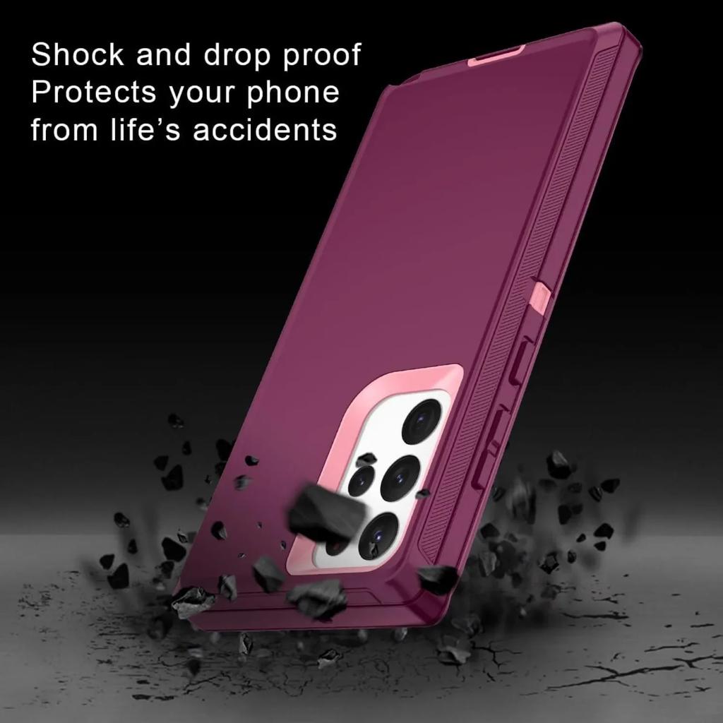 Shockproof Rugged Heavy Duty Durable Otter Cover Box Case for Samsung Galaxy s25 S24 Ultra S23 S22 S21 Plus S20FE S10E Note20