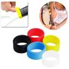 Raquete de tênis Grip Borracha Anel Badminton Bat Overgrip Fix Faixas Flexíveis Protetor de Acabamento Esportes Ao Ar Livre Vermelho