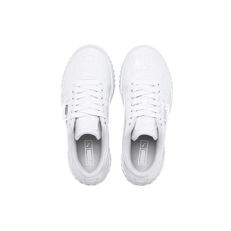 Puma Cali Patent Jr White Women's 370139-01