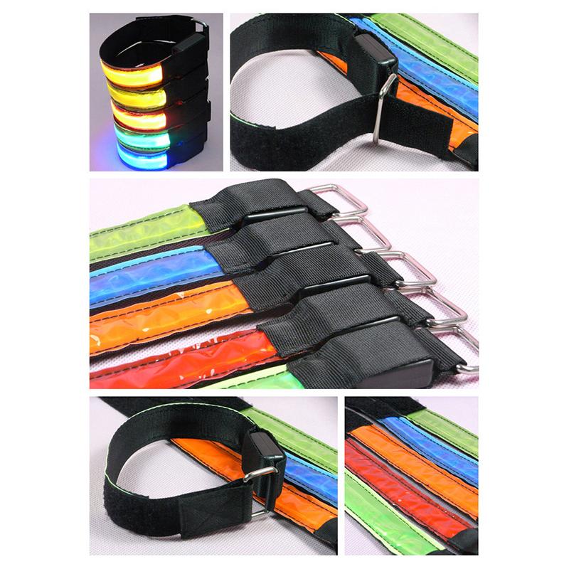 Lichtgevende Armband Led Hardlooplicht Nacht Hardlopen Lichtgevende Polsband Veiligheidswaarschuwing Reflecterend Aanmoedigend Enkelbandje Usb