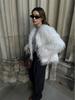 European and American Eco-Friendly Faux Fur Fluffy Coat - High-End Young Style, Loose Petite Winter Wear for Women