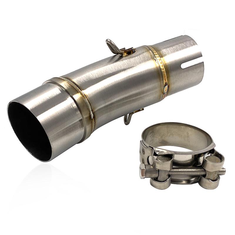 

NINJA400 мотоциклетная выхлопная средняя труба из нержавеющей стали для Kawasaki Z400 Ninja 400 2018, средняя труба для мотоцикла