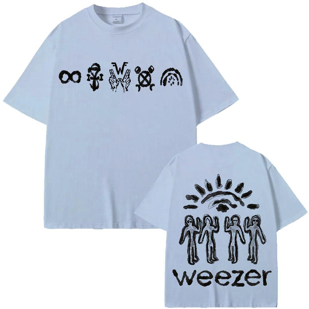 Weezer 2026 Nuovi Album Pre-Release T-shirt Cotone Tour della Band Stampa Grafica Magliette Moda Donna Uomo Casual Girocollo Top Estate