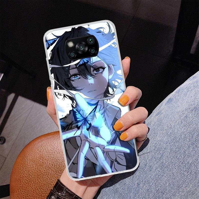 Bungo Stray Dogs Dazai Phone Case For Xiaomi Poco X7 X6 X5 Pro F7 Ultra Redmi 15C 15 13C 13 12C 12 10 10A 10C 9 9A 9C 9T Cover P
