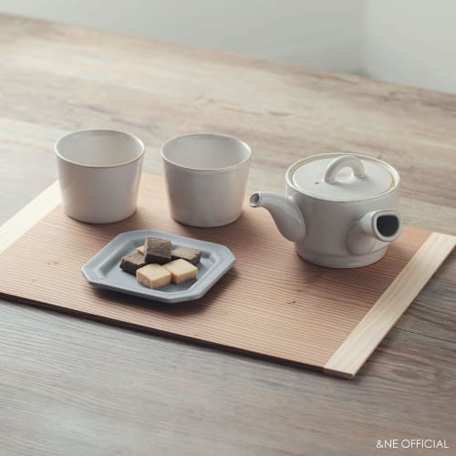 &NE Ancient Cedar Placemat, Hare to Ke, 37cm Wide x 26cm Deep x 0.5cm High, Made in Japan, Double-Sided Placemat, Natural Wood Grain, Luxurious Wood S