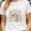 Wildflower Shirt Women | Vintage Botanical T-Shirt | Floral Aesthetic Tee | Cottagecore Flower Shirt | Nature Lover Gift, Floral Graphic Tee