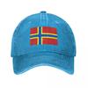 Flag of Orkney Scotland Baseball Cap F Hat Unisex For The Sun black Streetwear Girl Unisexs