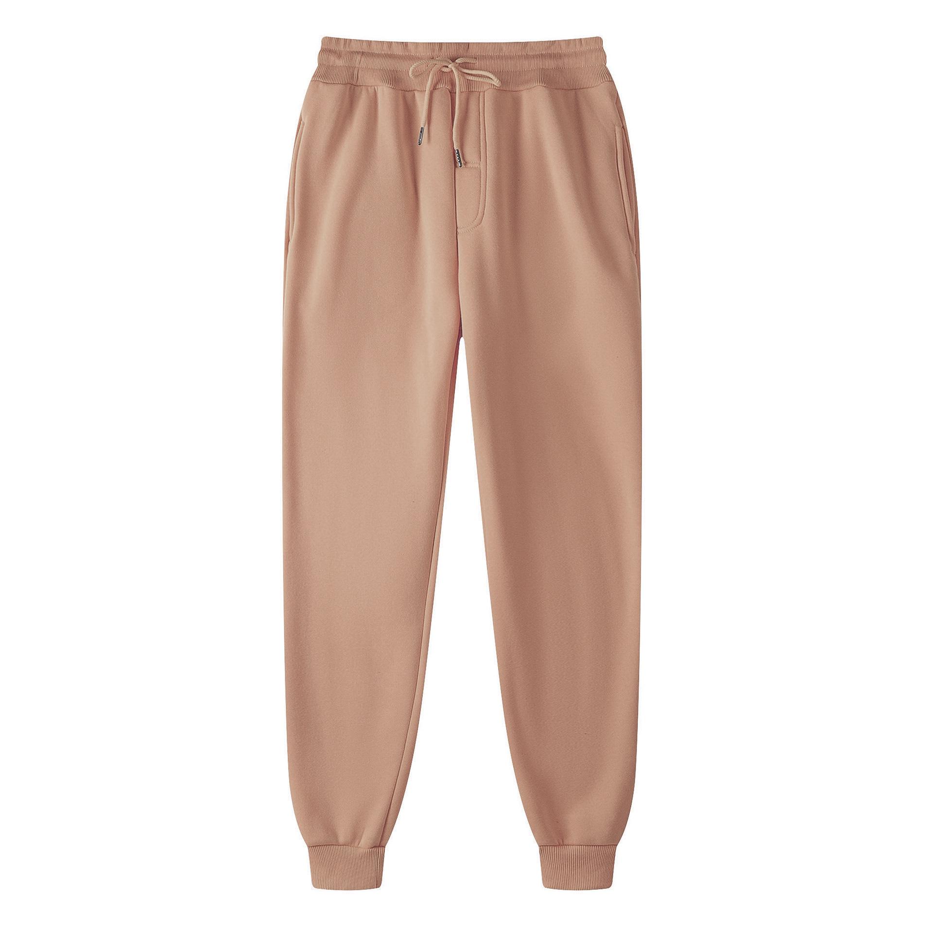 

Спортивные штаны унисекс из флиса: 19 цветов, эластичный пояс, завязка на шнурок, облегающий крой XXXL верблюд