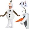Bezauberndes Frozen Schneemann Olaf Cosplay Kostüm für Kinder Halloween Verkleidung