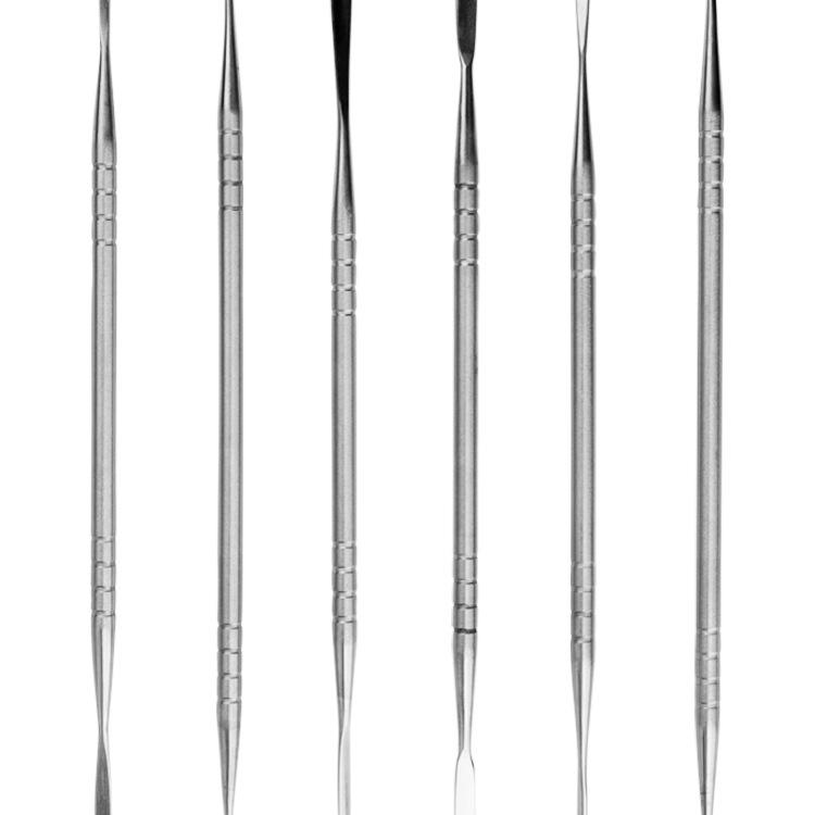 Edelstahl-Modellierwerkzeug für Polymer- & lufttrocknenden Ton - DIY Spachtelwerkzeug