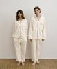 JO'S LOUNGE [Modal] (Couple) Essential Ivory Pajama Set
