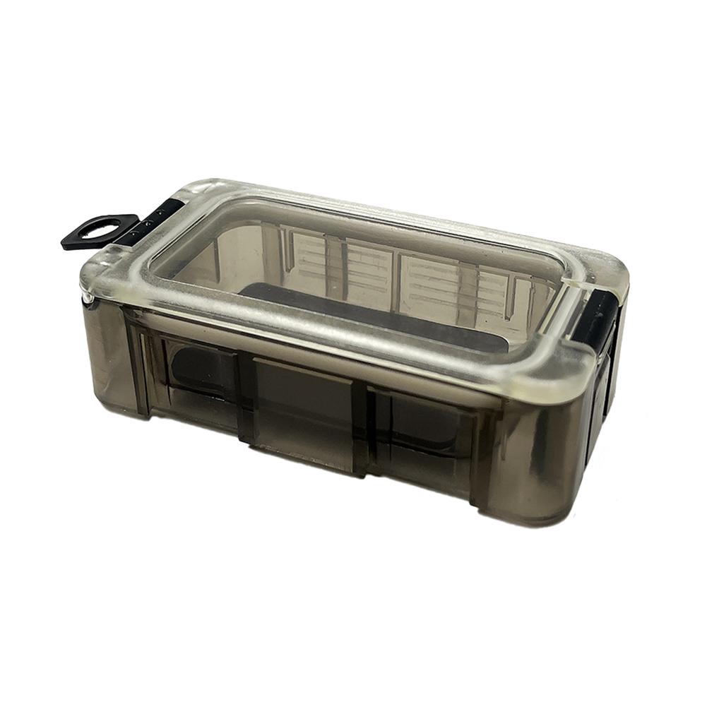 

Квадратный ящик для хранения рыболовных принадлежностей Компактный портативный ящик для инструментов Ящик для хранения наживки на рыболовной лодке Ящик для хранения рыболовных крючков Коробка для поддельных приманок серый