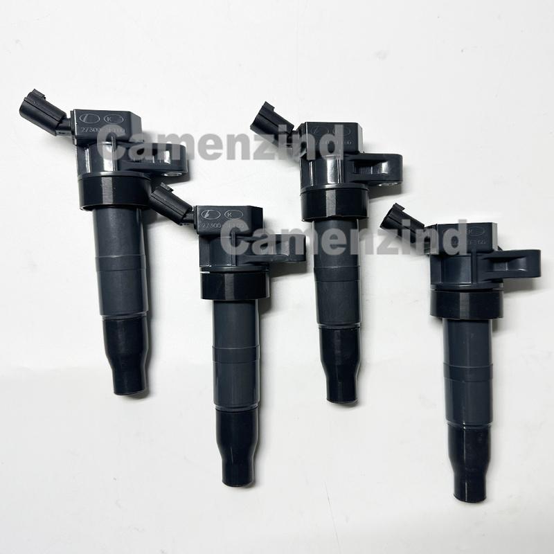 4PCS Ignition Coil 27300-3F100 27300-2G000 For 2009-2017 Hyundai Genesis Santa Fe Sonata Kia Optima Forte 273003F100 273002G000