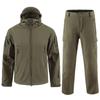 Outdoor Camouflage Soft Shell Long Fluff Jacket Set, New Outdoor Cycling Jacket