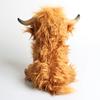 Simulation Highland Cow Animal Plush Doll Gentle Stuffed Highland Cow Cattlle Plush Toy Plushie Present designed for Children Boys Girls