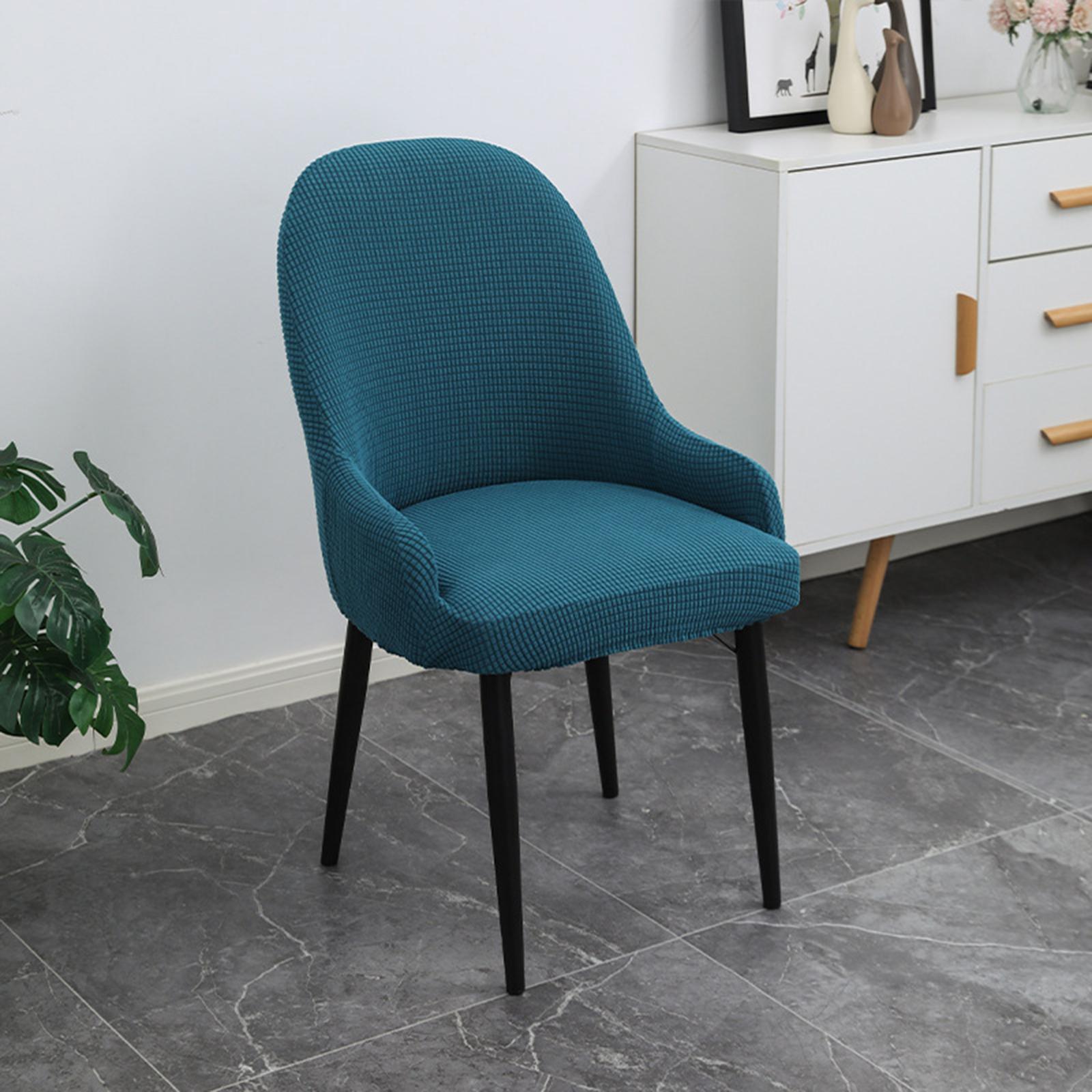 

Эластичный чехол для стула, чехлы для столовой, акцентный чехол для стула, современные чехлы для стульев с изогнутой спинкой, акцентные чехлы для кресел