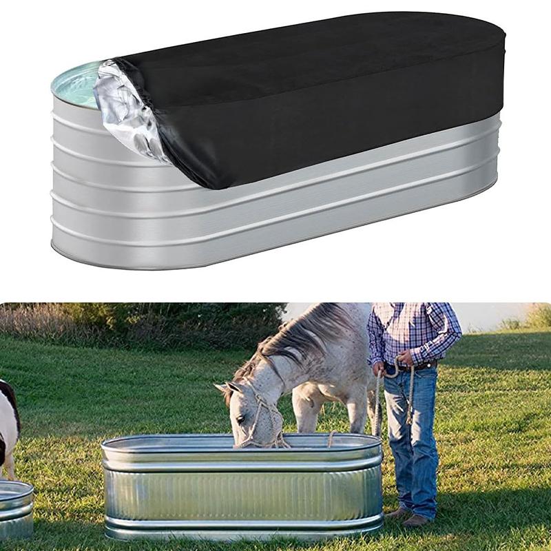 Outdoor Oval Stock Tank Pool Cover Swimming Pool Cover Waterproof Stock Tank Cover With Storage Bag Oxford Bathtub SPA Cover
