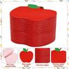 100 Pieces Apples Dinner Napkin, Paper Napkins, School Napkin Red for