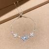Butterfly Shadow Bowknot Beaded Bracelet - Light Luxury, High-End Sense, Elegant Women's Jewelry