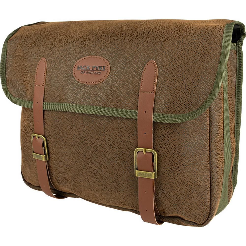 Borsa a tracolla Jack Pyke con logo e finiture in pelle