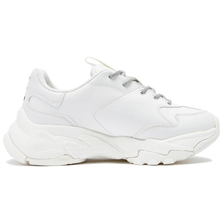 MLB Big Ball Chunky Synthetic Leather Sports Fashion Trend Shock Absorption Non-Slip Wear-Resistant Increased Height Low-Top Dad Shoes 32SHC2011-43I