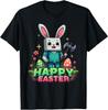 Easter Video Game Bunny Eggs Gaming Gamer Boys Unisex Teen Kids Tshirt