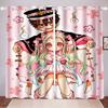 Hanako-kun Cerejeira Japonesa Home Decor Kitchen Living Room Bedroom Curtains For Blackout Curtains Christmas Gifts