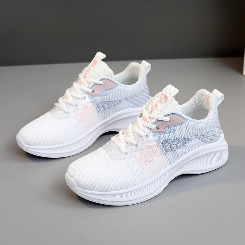 

Br129 Новые сетчатые туфли, женские весенне-летние летные тканые туфли для отдыха, дышащие кроссовки с кокосовой сеткой 39