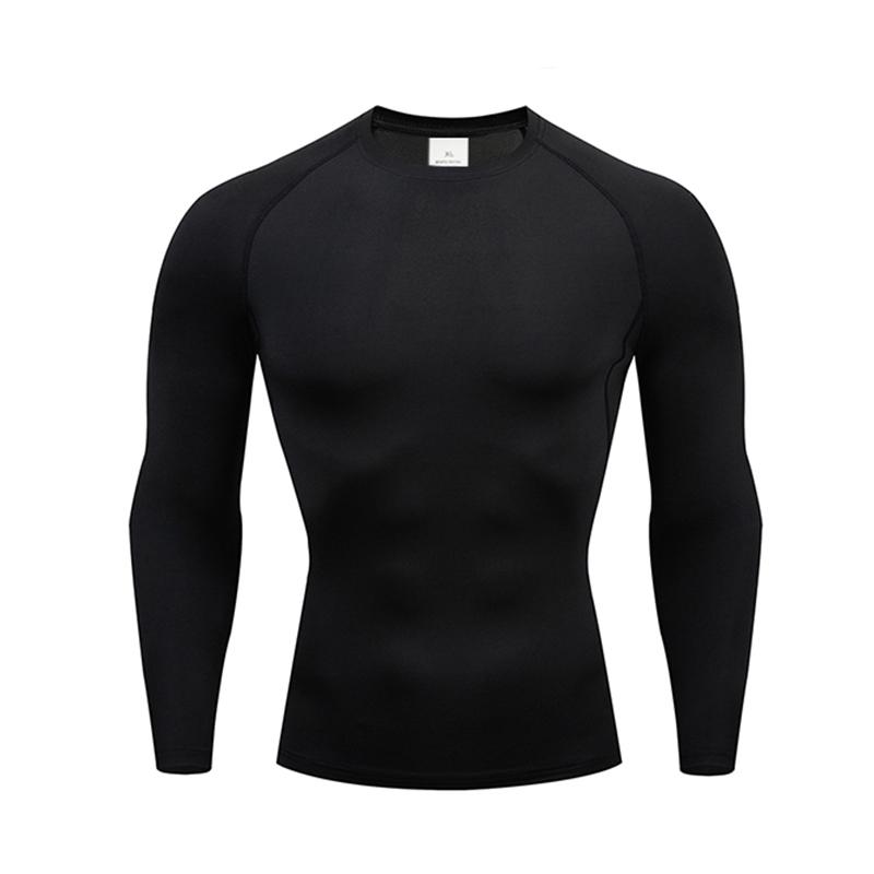 Men and Women Quick Drying Sportswear T-shirts Long Sleeved Tight Fitting Clothes Comfortable and Breathable Running Clothes S
