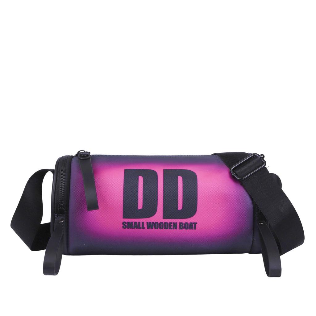 Creative Personality Cylinder Women's Bag New Trendy Fashion Letter Shoulder Bag Travel Casual Mobile Phone Cosmetic Bag Crossbody Bag