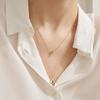 MAYBETOI 14k Radiant Fine Full Cubic Pendant Necklace