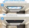 Magnetic & Velcro RV Skylight Sunshade for Ventilation Windows