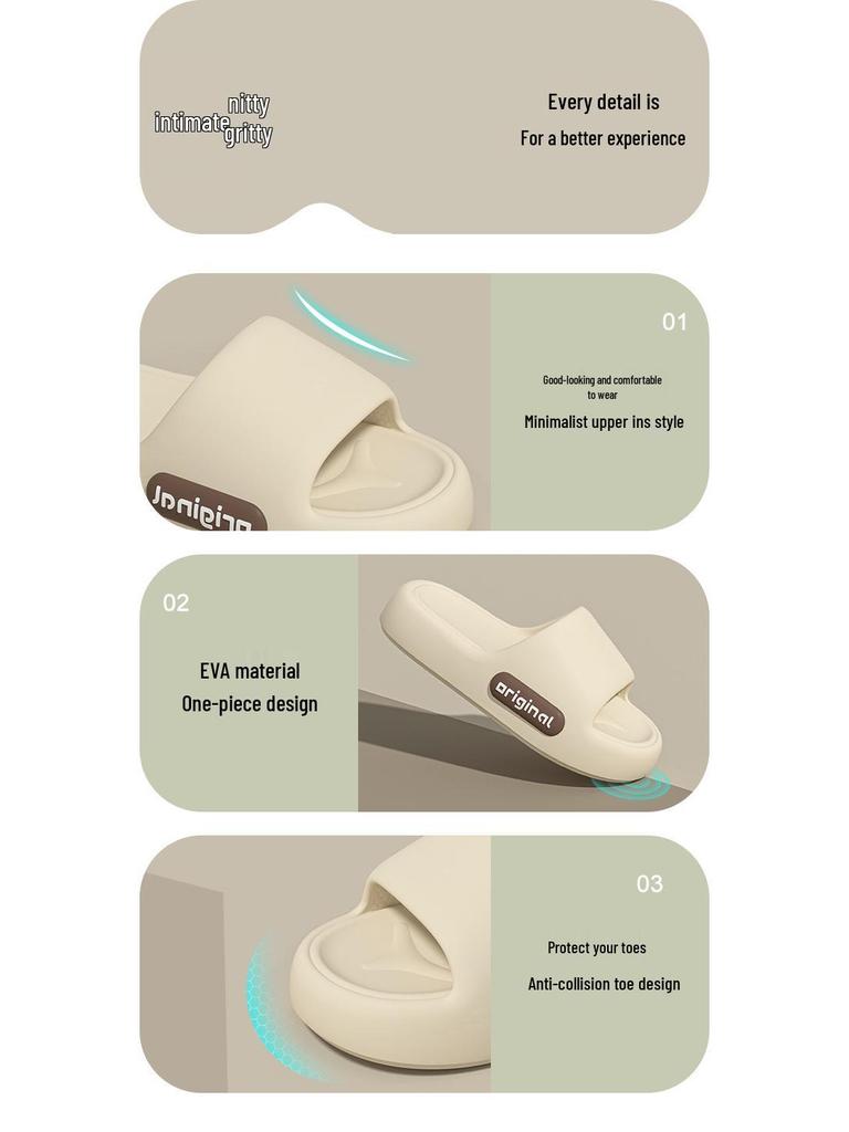 Sommer Rutschfeste Badeschuhe: Dicksohlige, Unisex, Kühle Bequemlichkeit für Zuhause und Draußen