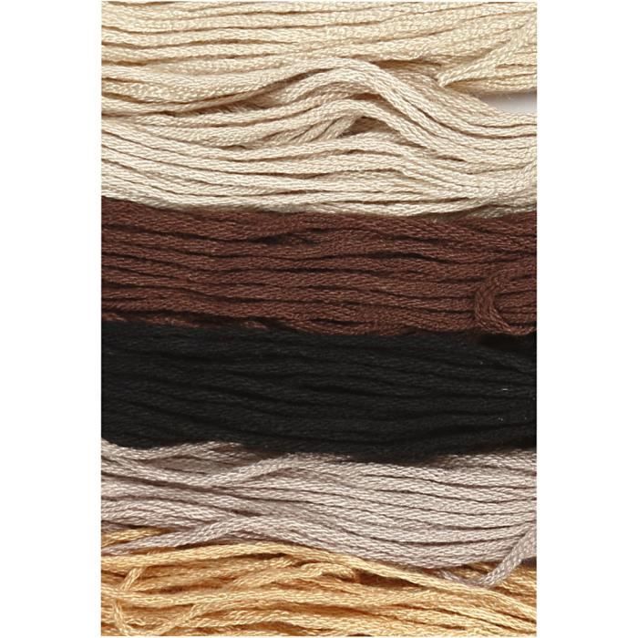 Premium 6-strand Embroidery Thread - 100% Mercerized Cotton. Ref 412730