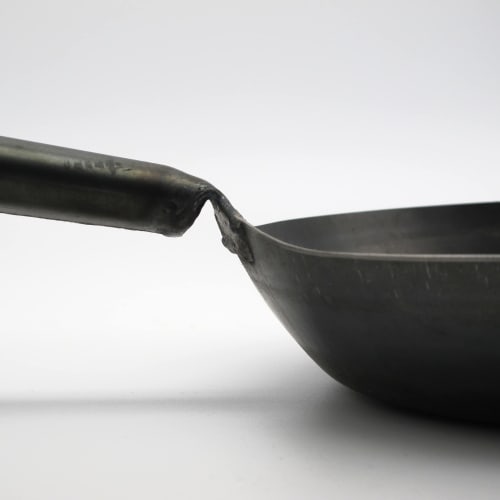 Kiya Hammered Iron Frying Pan, 20cm, by Yamada Kogyosho