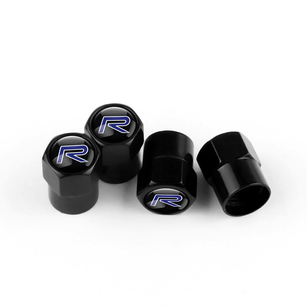 4Pcs 3D Aluminum Alloy Car Wheel Tire Air Valve Dust Caps Rim Accessories For volvo Rdesign XC60 XC90 V40 V50 V60 V70 V90 xc70