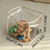 1Pc Transparent Toy Storage Basket Building Blocks Plush Toys Large Capacity Multifunctional Storage Box Home Storage Organizat