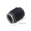 Bellows Hose with Clamps Compatible Rubber Exhaust Coupler Flexible for Boat