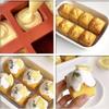 8 cavity square mousse cake mould for baking cubes french dessert mould chocolate brownie candle soap making kitchen accessories