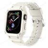 Case for Apple Watch Band 44mm 45mm 49mm 42mm 40/38 Watch Strap for Iwatch 7 8 6 5 4 SE TPU Protective Cover Silicone Bracelet
