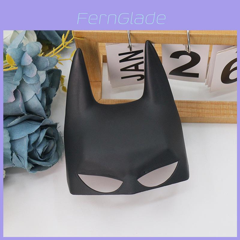 Maschera per Gatto Cartone Animato di Batman con Artigianato in Plastica Fai da Te per Halloween e Festa di Metà Autunno
